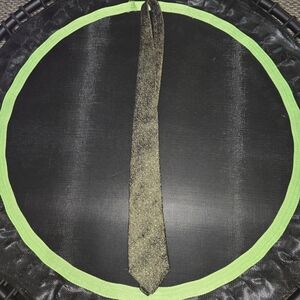 Express Elegant Olive Patterned Tie